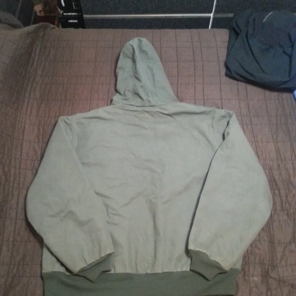 Vintage Carhartt Active Jacket Hooded Duck Cloth Canvas Workwear XXL - Picture 2 of 14
